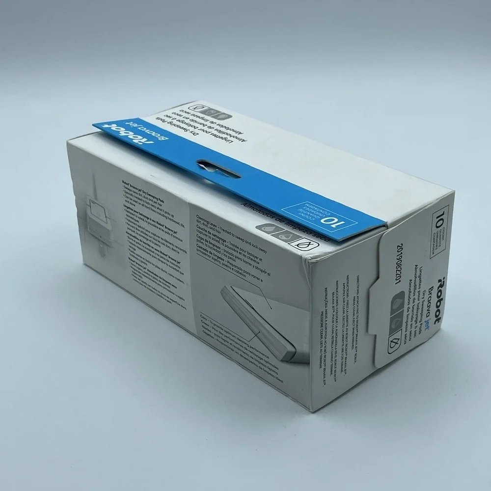iRobot Braava Jet Dry Sweeping Pads, White, 10 Cleaning Pads